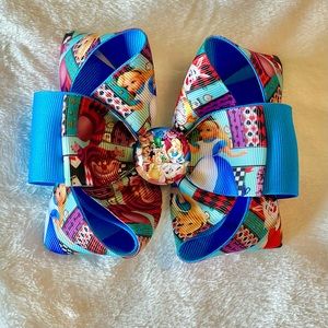 Alice in Wonderland Large Hair Bow